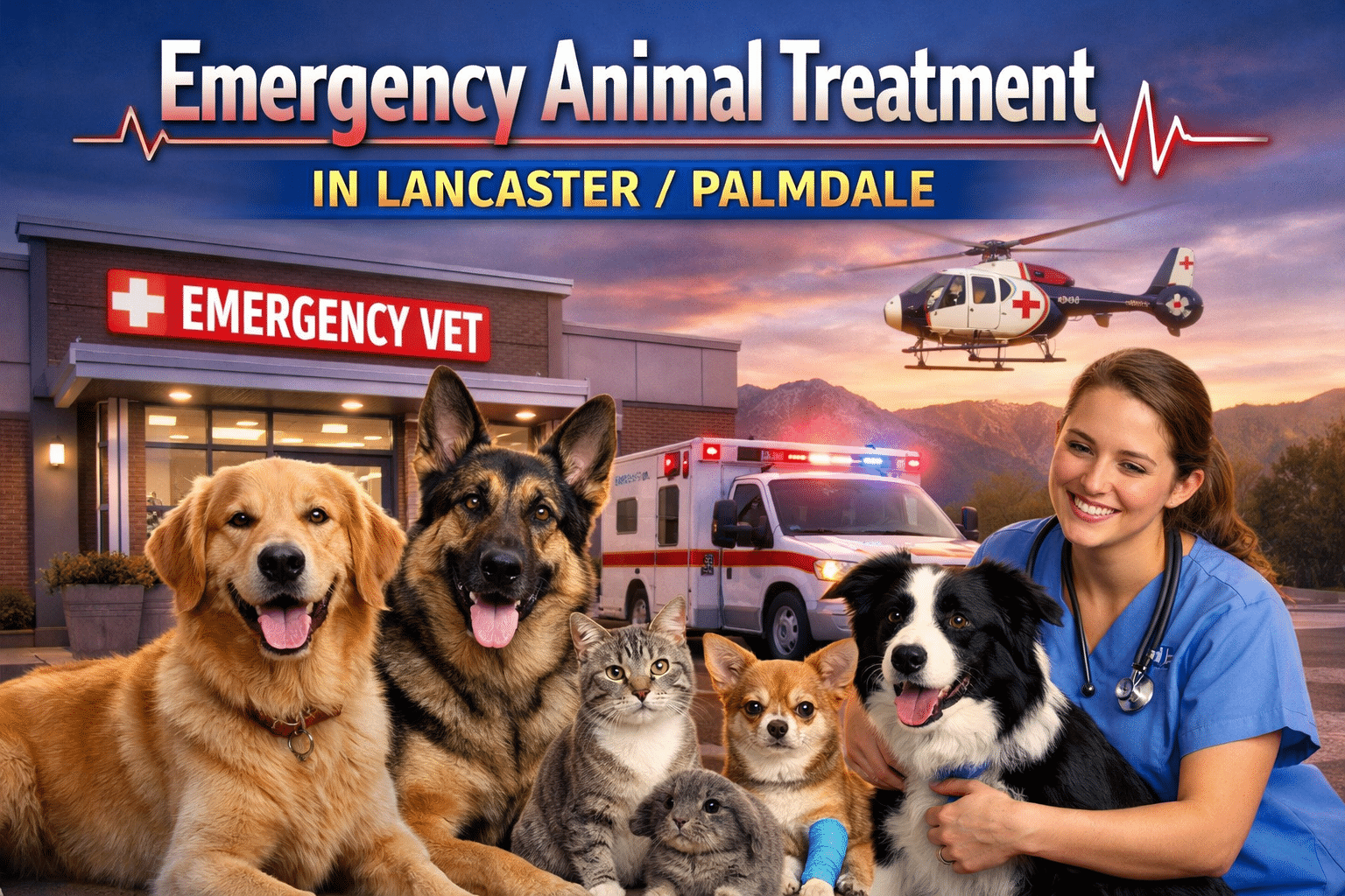 Emergency Animal Treatment in Lancaster/Palmdale - Emergency Care | Emergency Veterinary Hospital